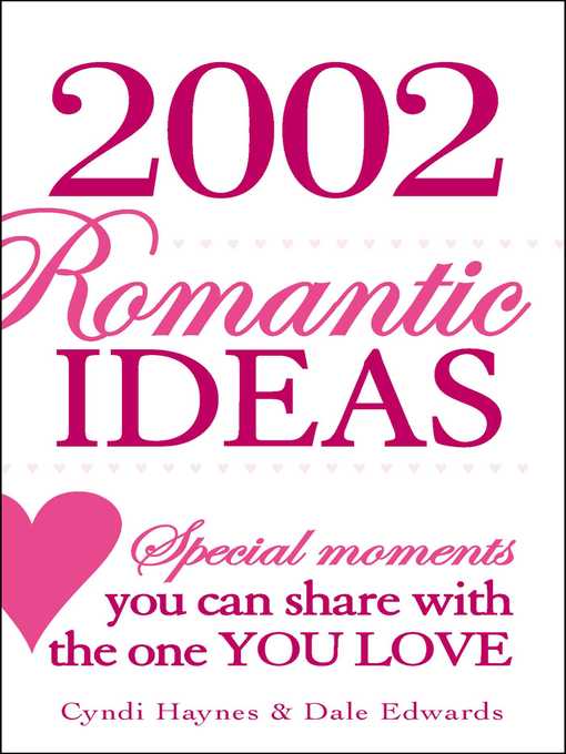 Title details for 2002 Romantic Ideas by Cyndi Haynes - Available
